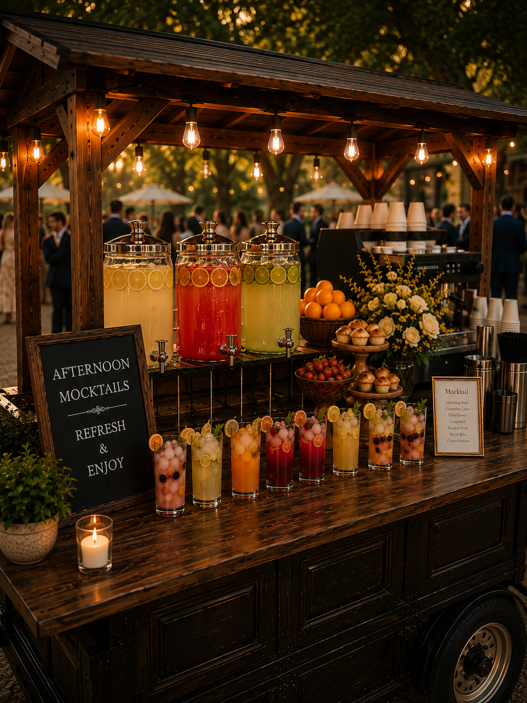Mocktail Cart service — Gather & Cart Co., Denver Colorado